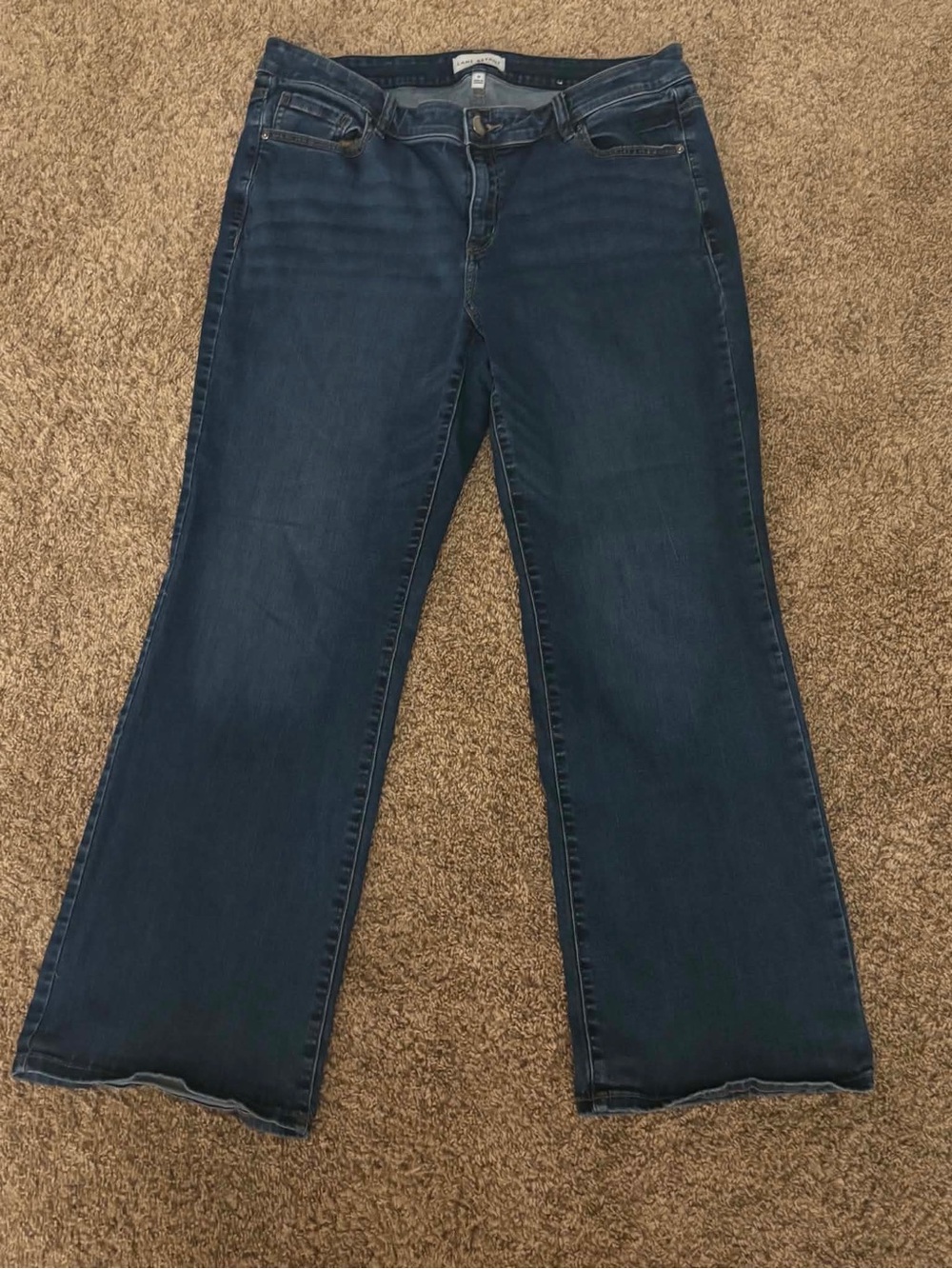 Lane Bryant Dark Blue Flare Jeans